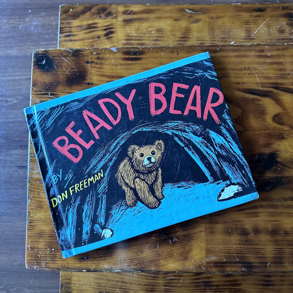 Vintage 1982 Beady Bear Hardcover Book